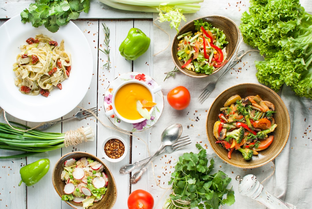 Photo vegan cuisine